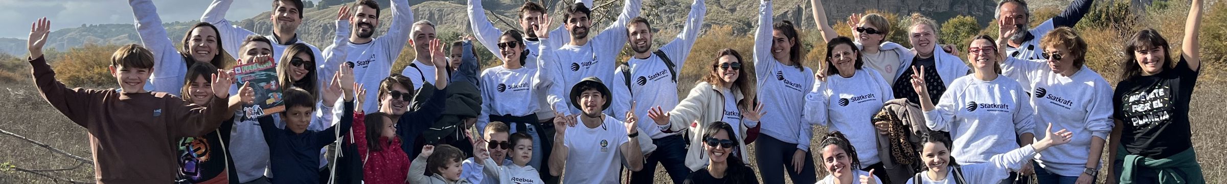 Empleados de Statkraft en la jornada de voluntariado Madrid